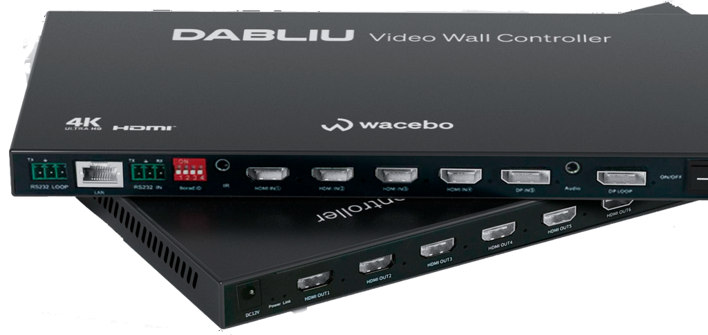 Controlador para videowall Dabliu | 9x pantallas 4xHDMI-In 9xHDMI-Out 